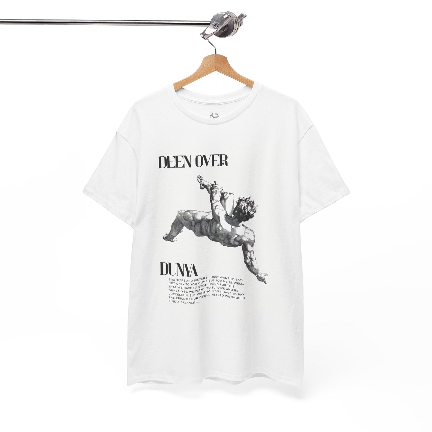 Deen Over Dunya – Dropout Angel Tee