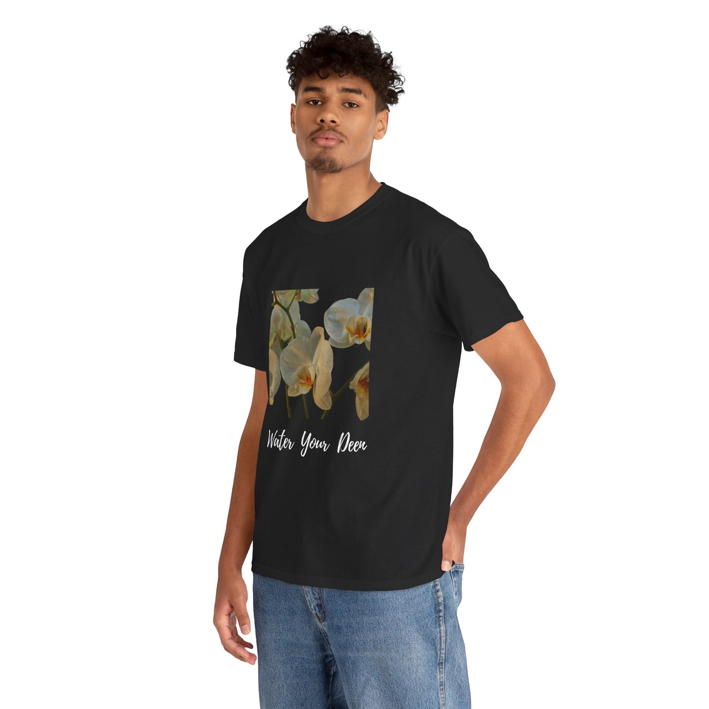 Water Your Deen– Floral Tee for the Soul