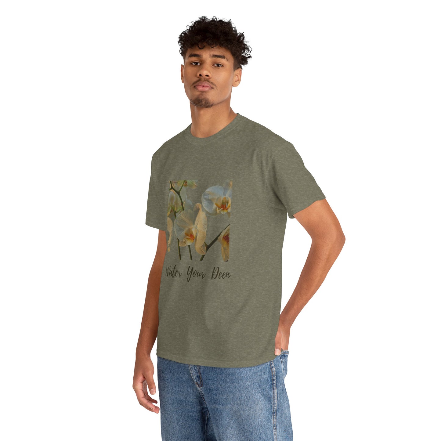Water Your Deen– Floral Tee for the Soul