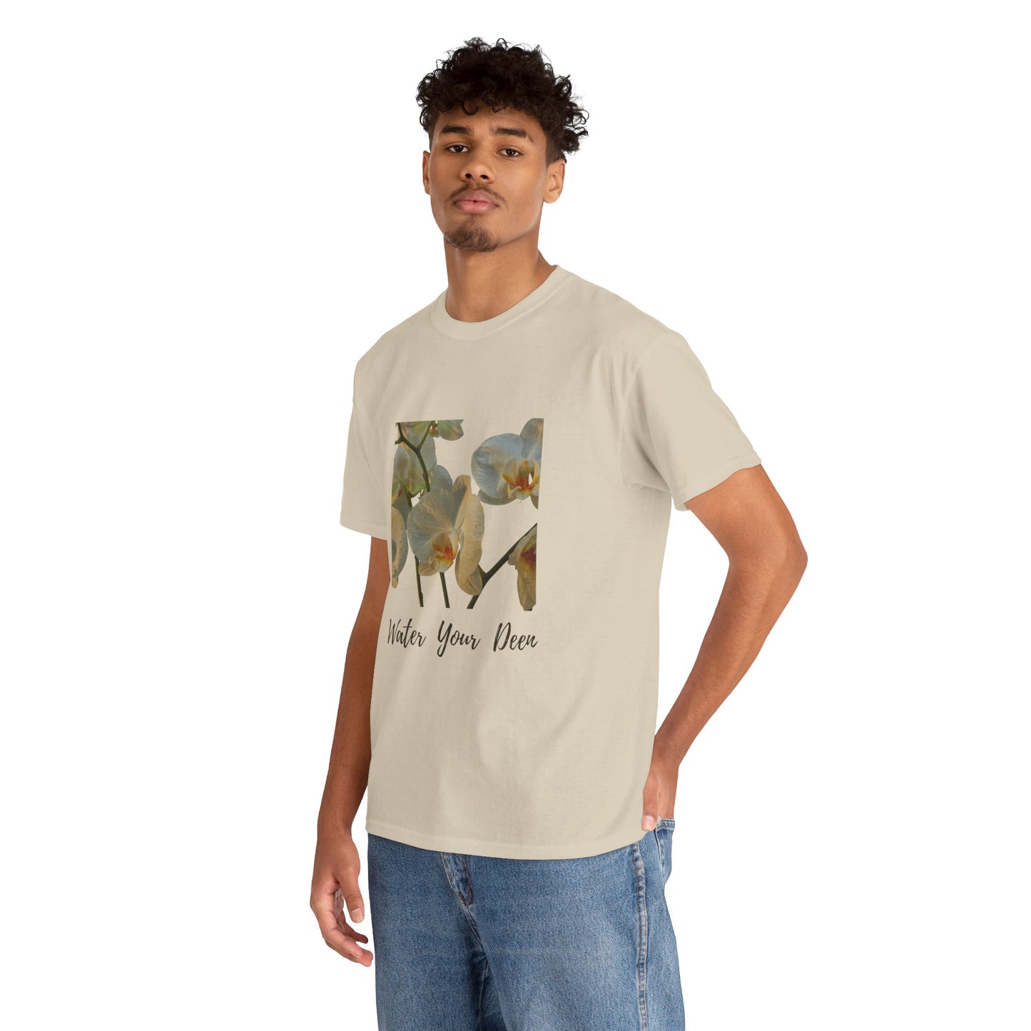 Water Your Deen– Floral Tee for the Soul