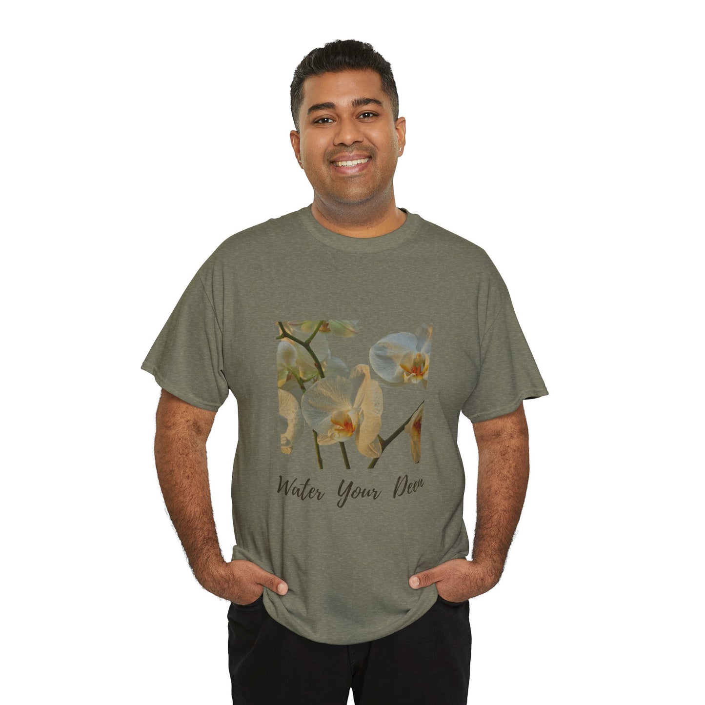 Water Your Deen– Floral Tee for the Soul