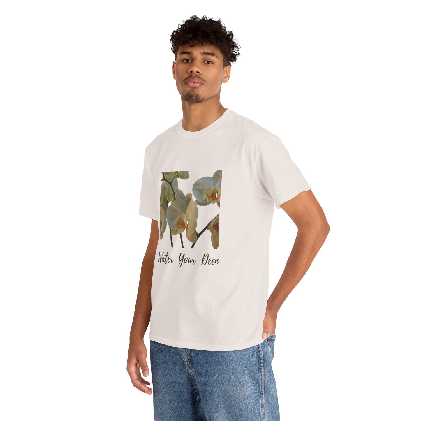 Water Your Deen– Floral Tee for the Soul